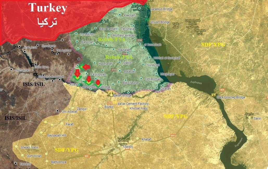 Операция Турции в Сирии - "Евфратский щит"