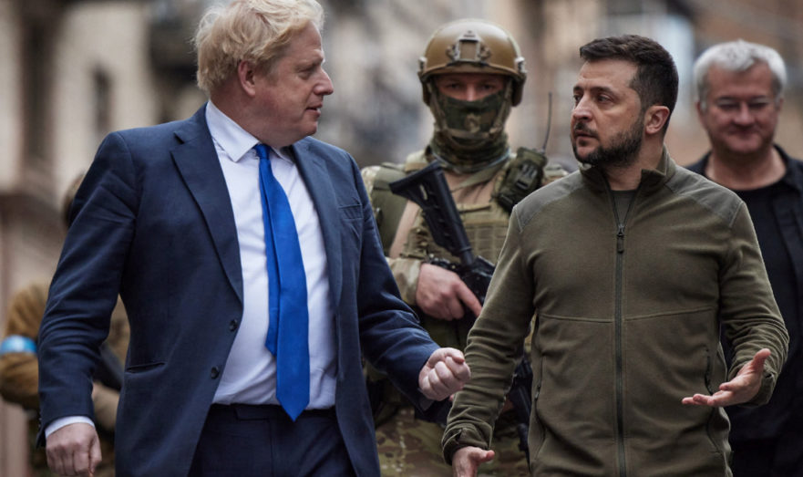 Johnson Hoping to Meet With Zelenskyy Again Before Leaving Office - Reports