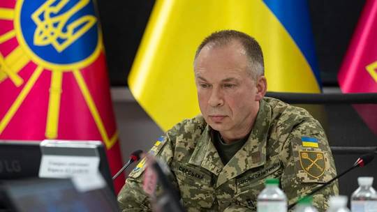 Ukraine’s commander-in-chief of the armed forces, General Aleksandr Syrsky