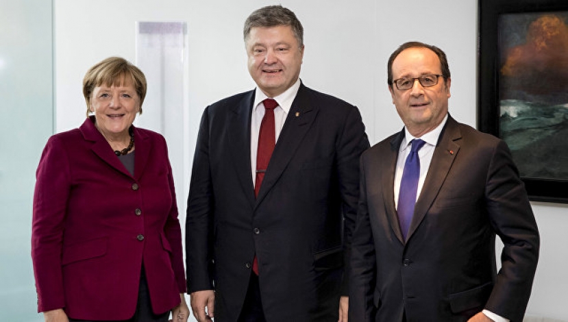 Порошенко, Меркель и Олланд уверены в скорой отмене виз для украинцев