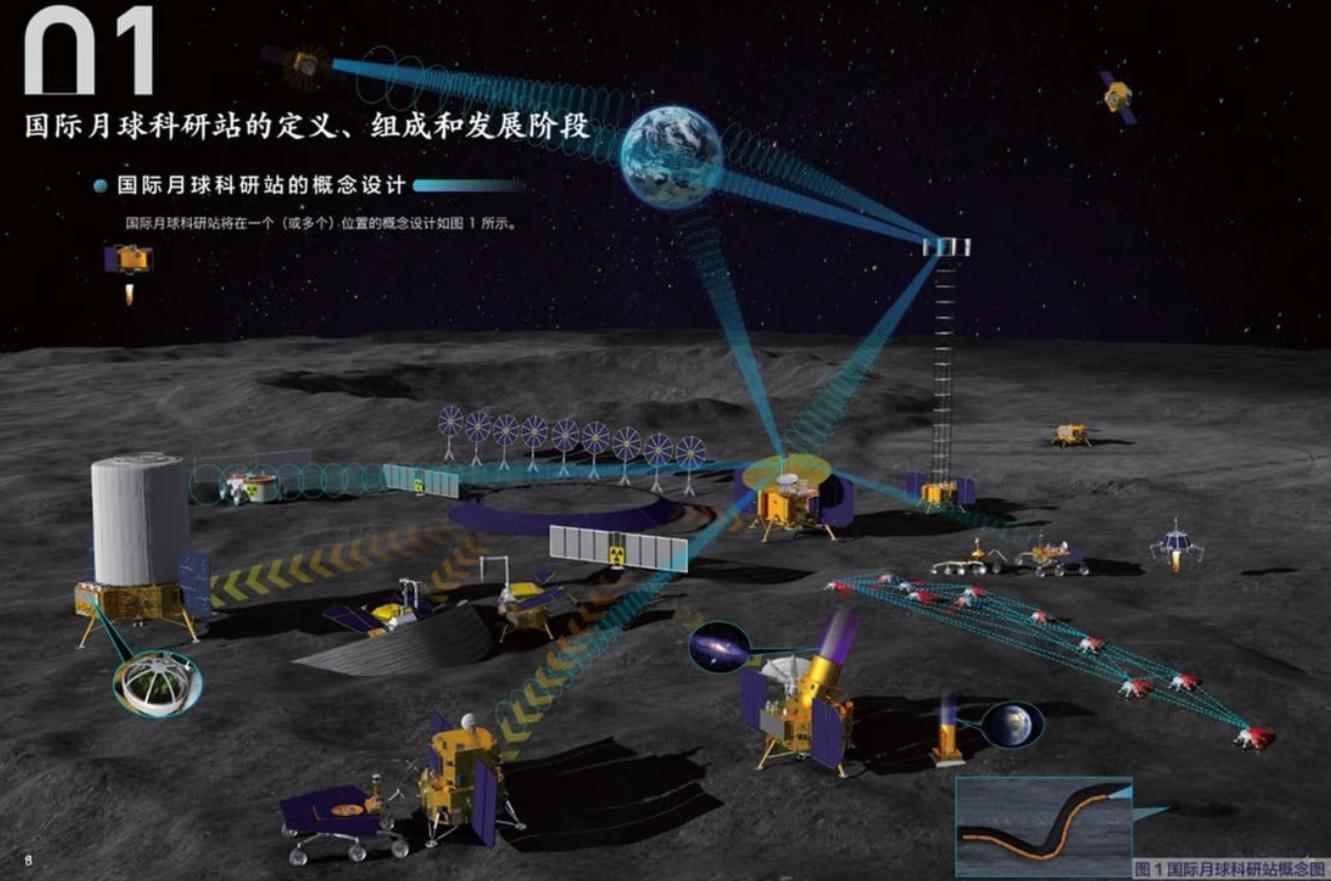 Китай показал, как будет выглядеть его база на Луне в 2028 году