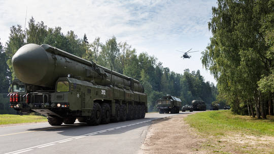 Russian Yars intercontinental ballistic missile system