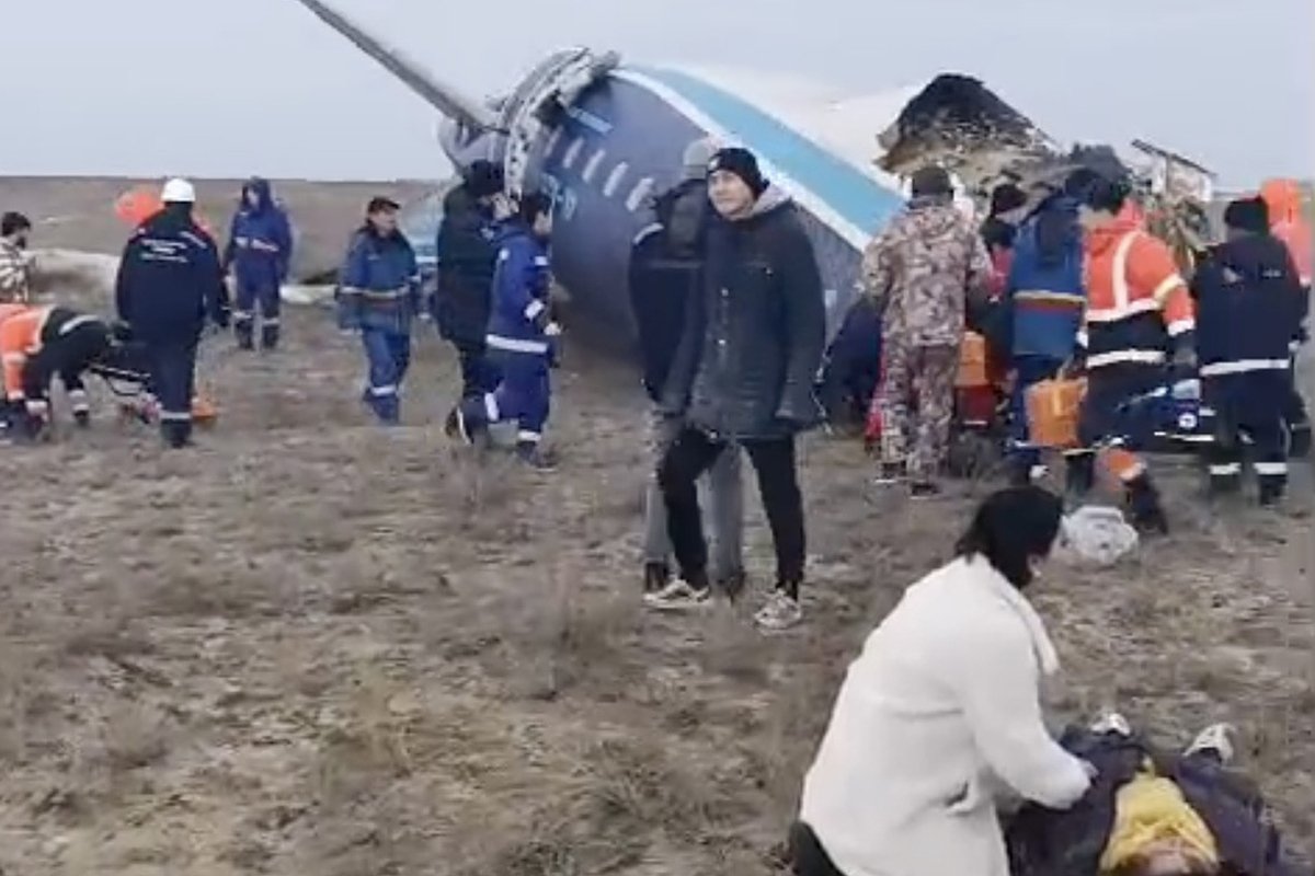 Passenger Plane Crashes in Kazakhstan