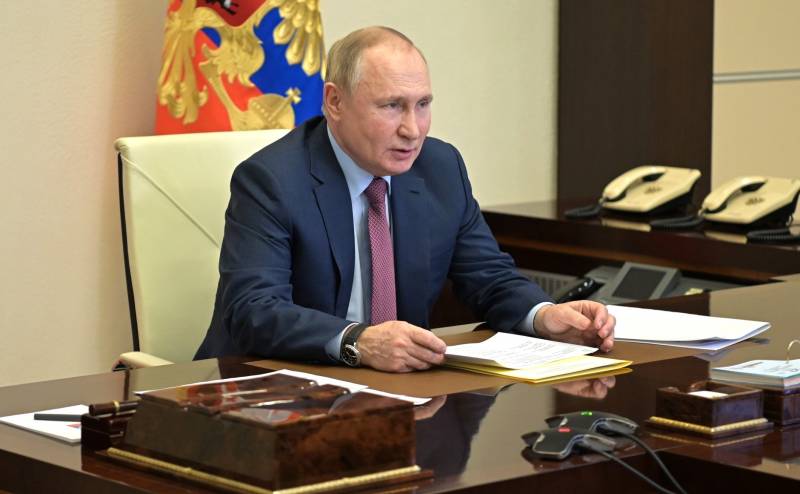Путин: Россия остановит выполнение контрактов по газу при отказе оплаты поставок в рублях