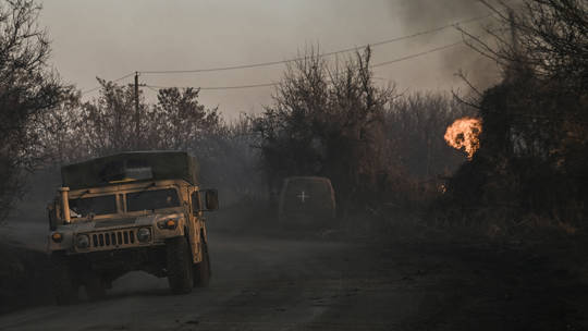 Zelensky vows to reinforce defense of key Donbass city