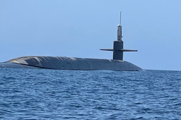 Американская атомная подводная лодка, несущая 24 ядерных боеголовки, вошла в Аравийское море