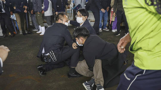 Japanese PM targeted in ‘smoke bomb’ attack