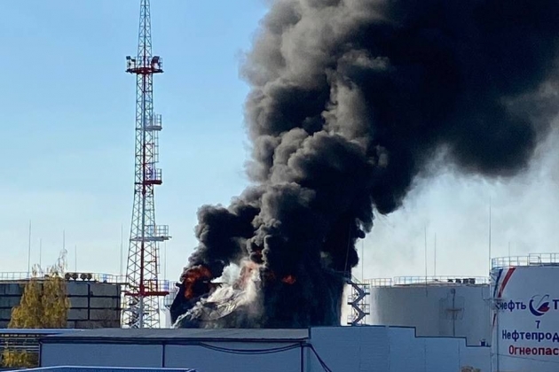 ВСУ нанесли удар по нефтебазе в Белгородском районе