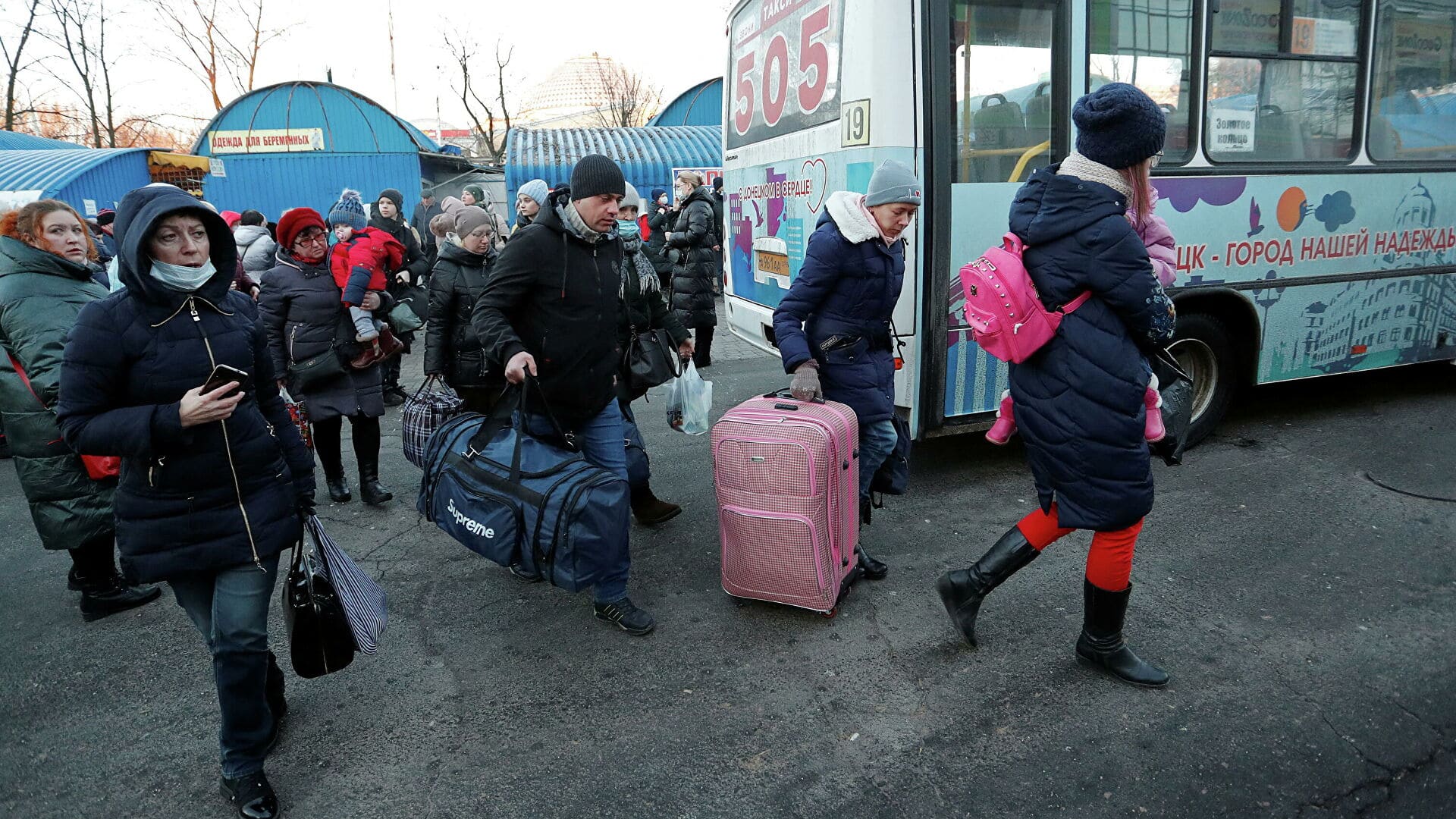 В Россию прибыли почти полтора миллиона беженцев из Донбасса и с Украины