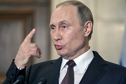 Путин счел нелепицей идею ждать выполнения минских соглашений от России