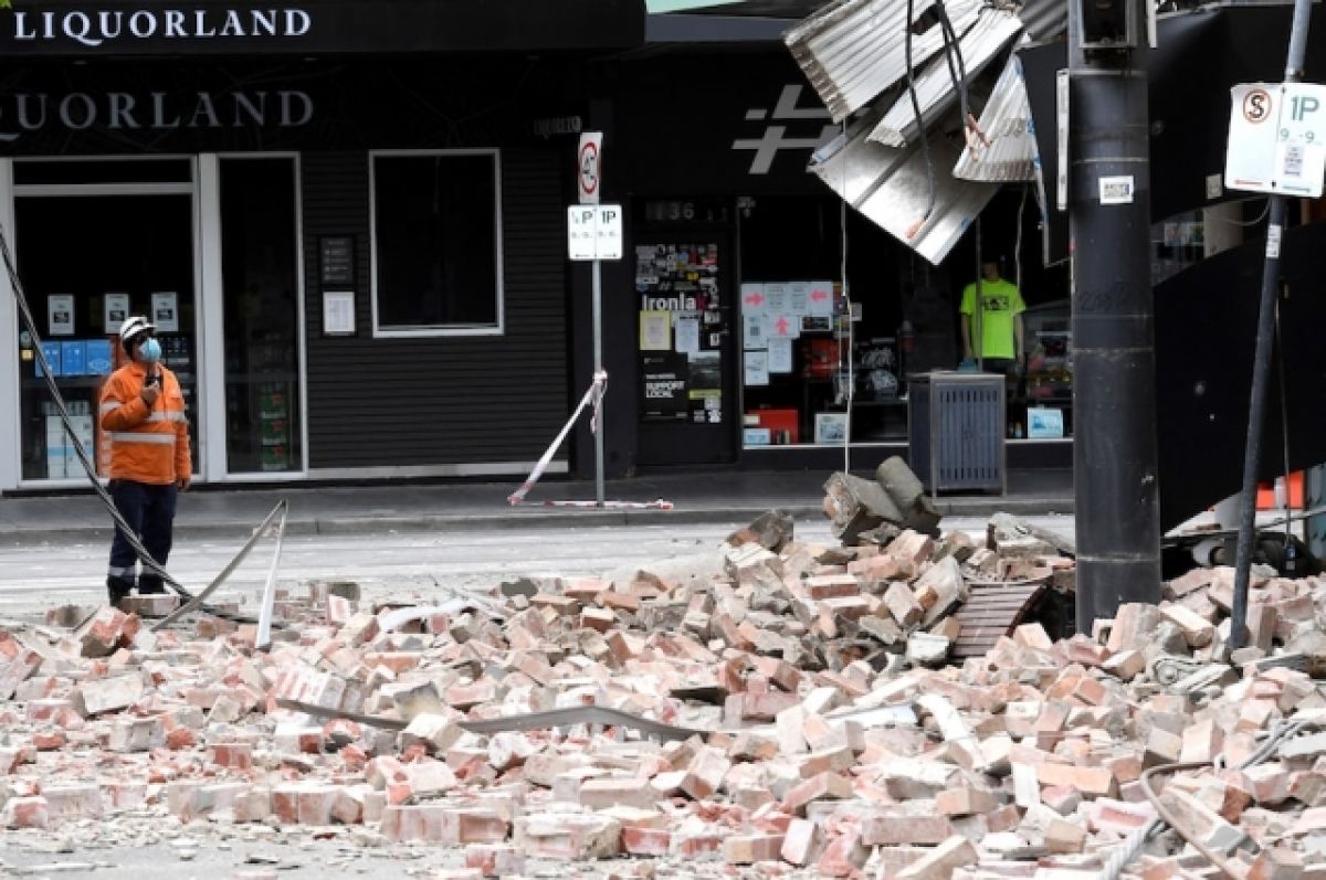 После землетрясения в Австралии частично разрушились более 45 домов
