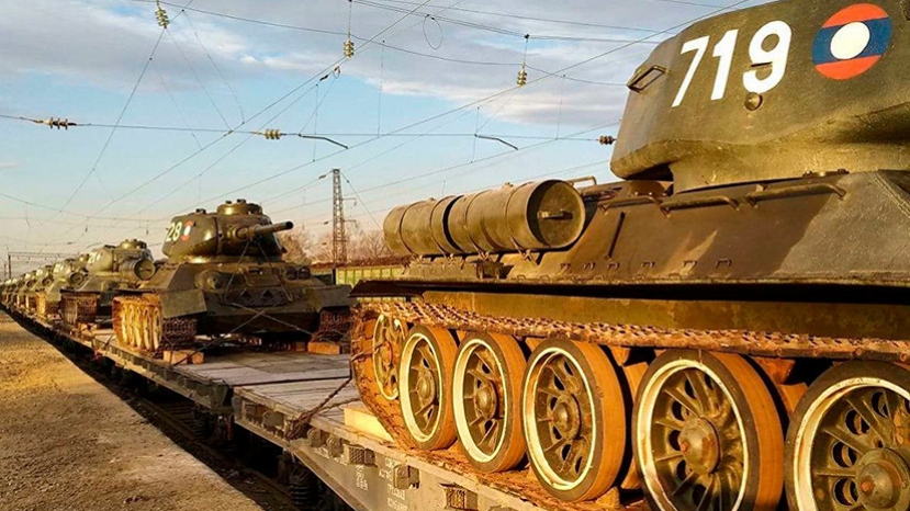 Исправны и стояли на вооружении: Лаос передал России советские танки Т-34