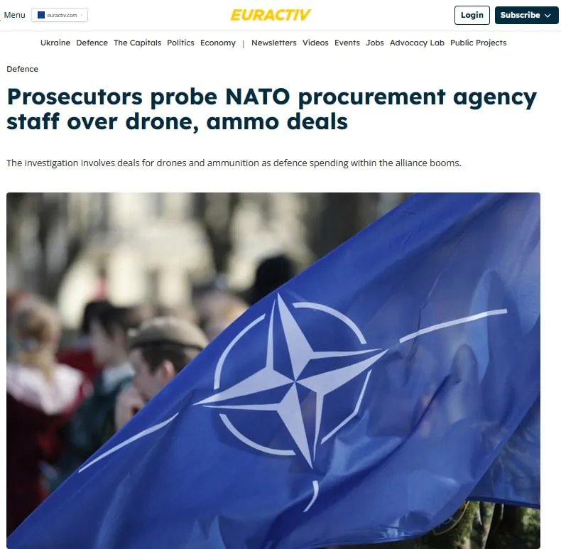 Громкий скандал в НАТО: вскрылась коррупция при военных закупках на миллиарды долларов