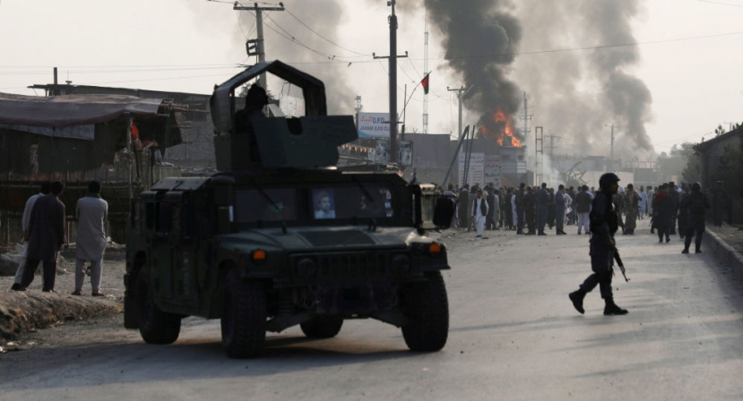 Photos: Rocket Explodes Near US Embassy in Kabul