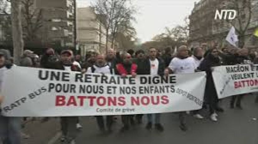 NTD: жители Франции уже теряют терпение из-за продолжающихся забастовок