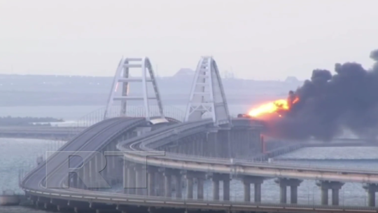 Crimean Bridge damage caused by truck explosion – Russia’s Anti-Terrorism Committee