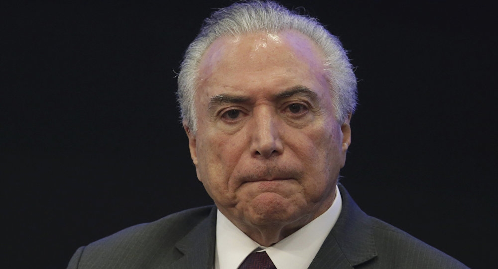 Brazil Parliament Committee Recommends Dismissing Charges Against Temer