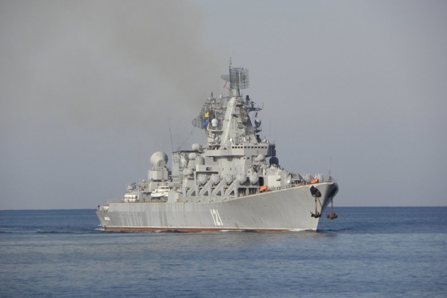 Российские ракетные крейсеры отогнали корабли НАТО от зоны учений в Средиземном море