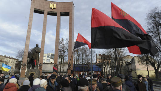 Ukrainian parliament slammed for celebrating Nazi collaborator
