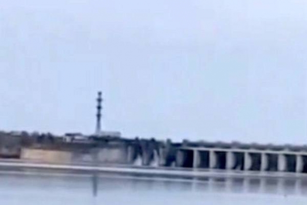 Взорван мост через Каховскую ГЭС