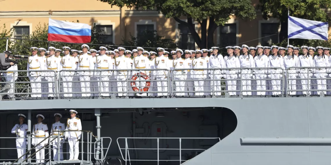 Putin hosts Russia’s primary naval parade
