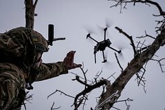 В России заявили о запуске дронов ВСУ «стаями»