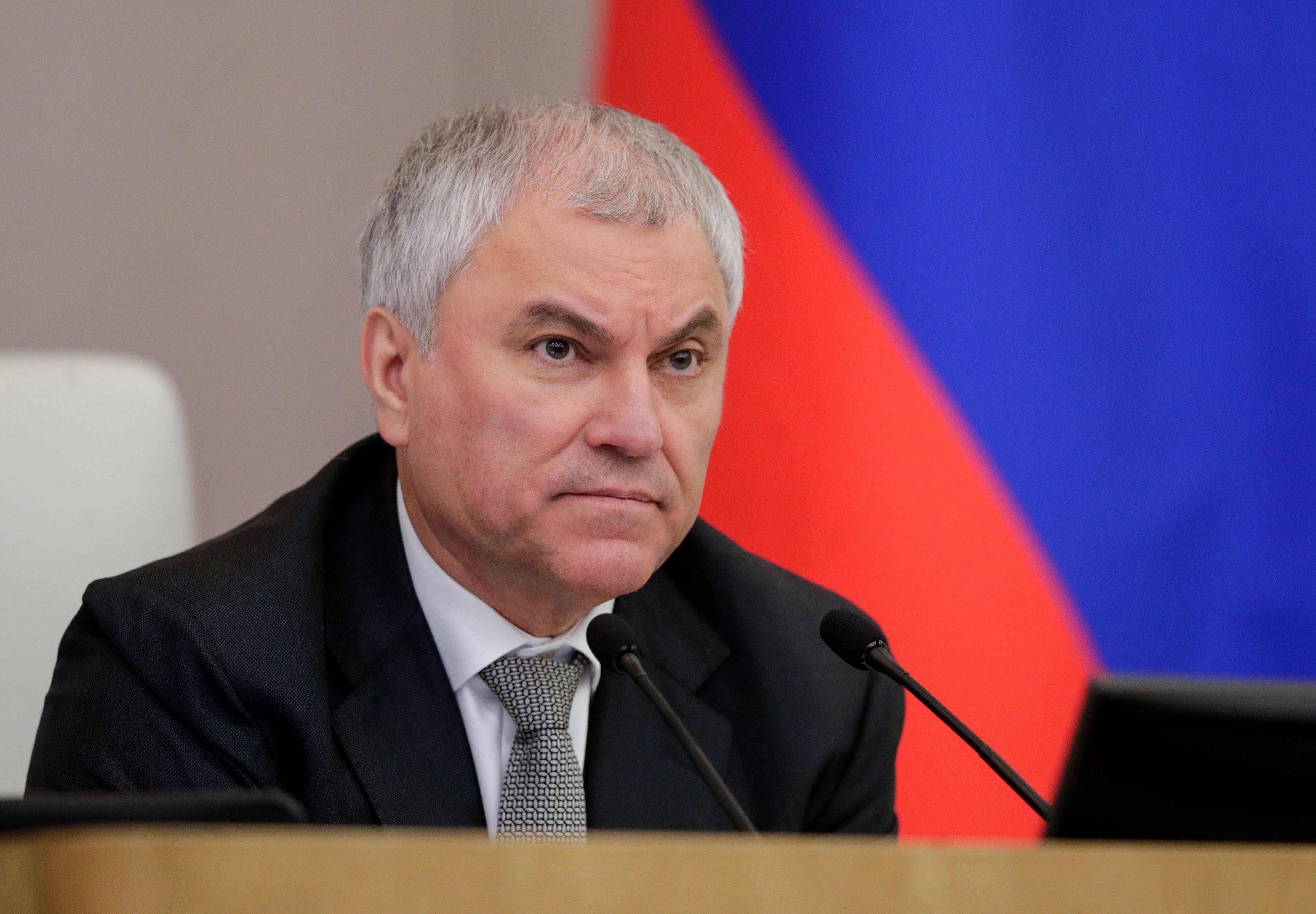 Володин обвинил Запад и Киев в атаке на автобус с детьми из Белоруссии