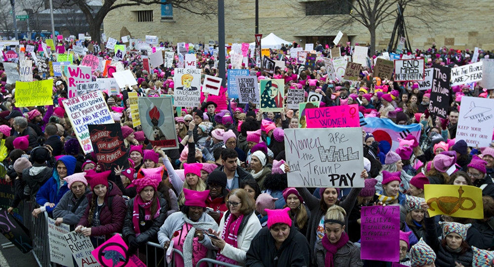 Women's Marches Against Trump, Sexual Misconduct Held Across the Globe