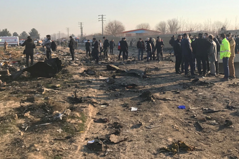 Украина исключила теракт на борту разбившегося в Иране самолета