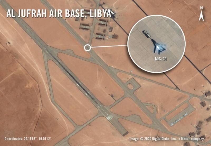 Where did Russian planes come from in Libya?