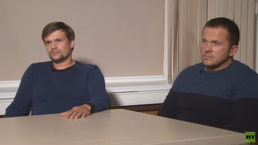 ‘We’re not agents’: UK’s suspects in Skripal case talk exclusively with RT’s editor-in-chief