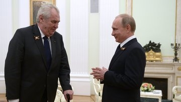 В Москве состоялась встреча президентов Чешской Республики и России