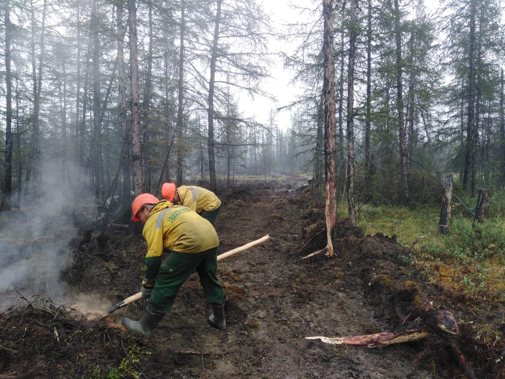 Якутия ликвидирует последний лесной пожар в зоне тушения