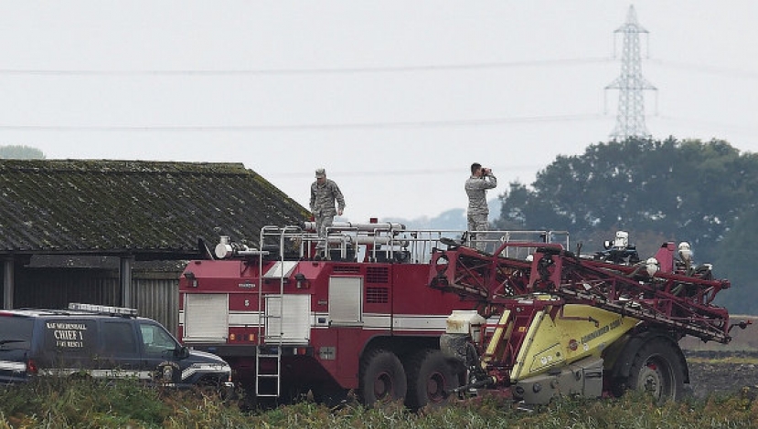 Пилот ВВС США погиб при крушении истребителя в Великобритании