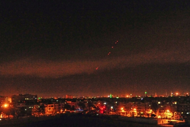 Российские системы ПВО помогли Сирии отразить масштабный удар по Дамаску
