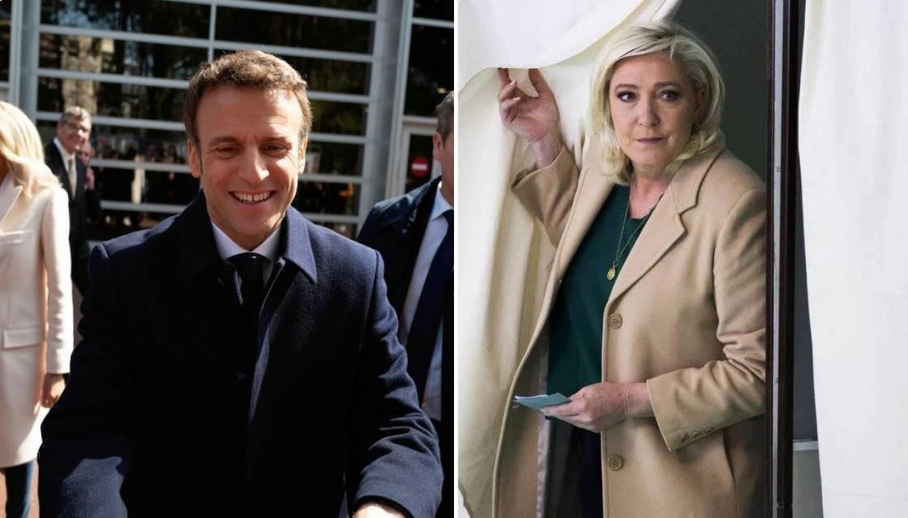 Le Pen Concedes Defeat in Presidential Election as Macron Projected to Win 57% of Vote