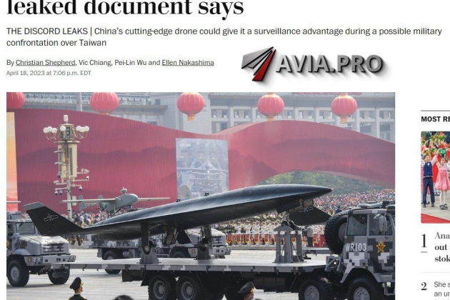 Китайская шпионская угроза: новый высотный беспилотник может летать быстрее звука - сообщает Вашингтон пост