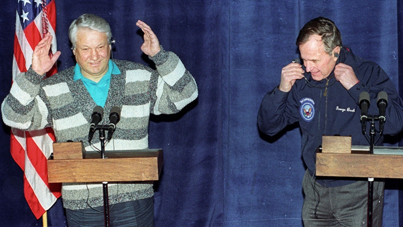 Декларация 1992. Ельцин и Буш в Кэмп Дэвиде 1992. Буш Ельцин 1989. Кэмп Дэвид 1 февраля 1992. Ельцин и Буш 1992 Кэмп-Дэвидская декларация.