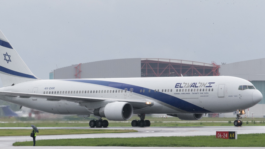 Правительственный Boeing вылетел из Израиля и кружит над Средиземным морем