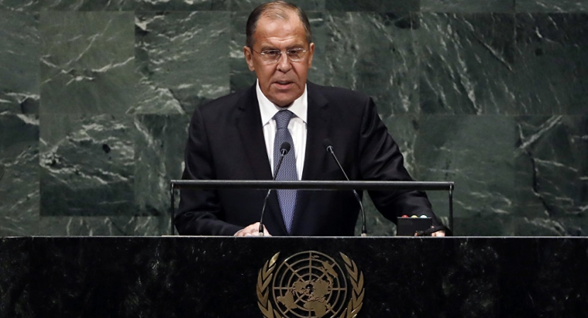 Lavrov at UNGA: Russia Warns Against New Chemical Weapon Provocations in Syria