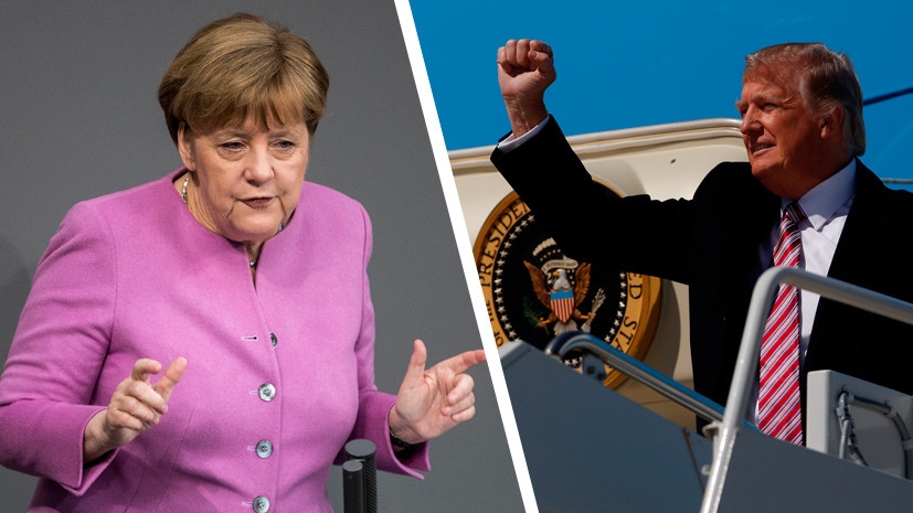 Первая встреча: чего ждать от переговоров Трампа и Меркель