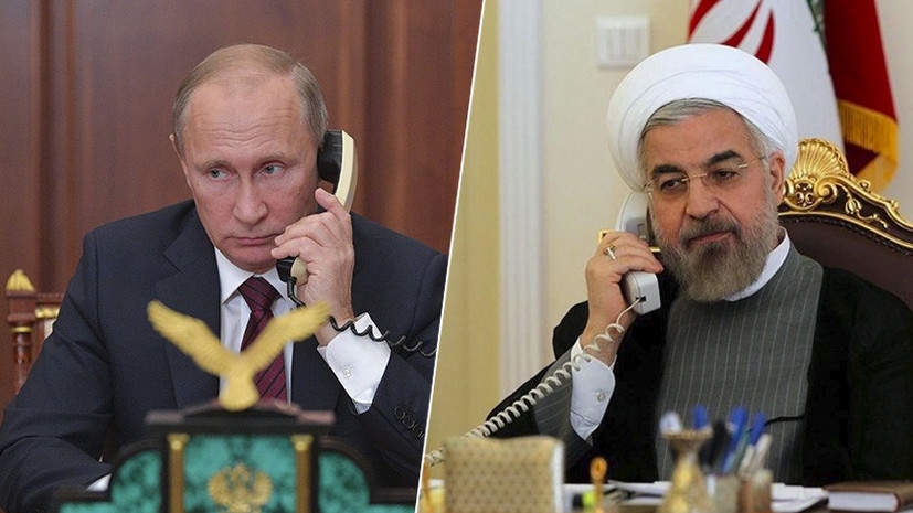 «Новые удары приведут к мировому хаосу»: Путин обсудил с Рухани ситуацию в Сирии